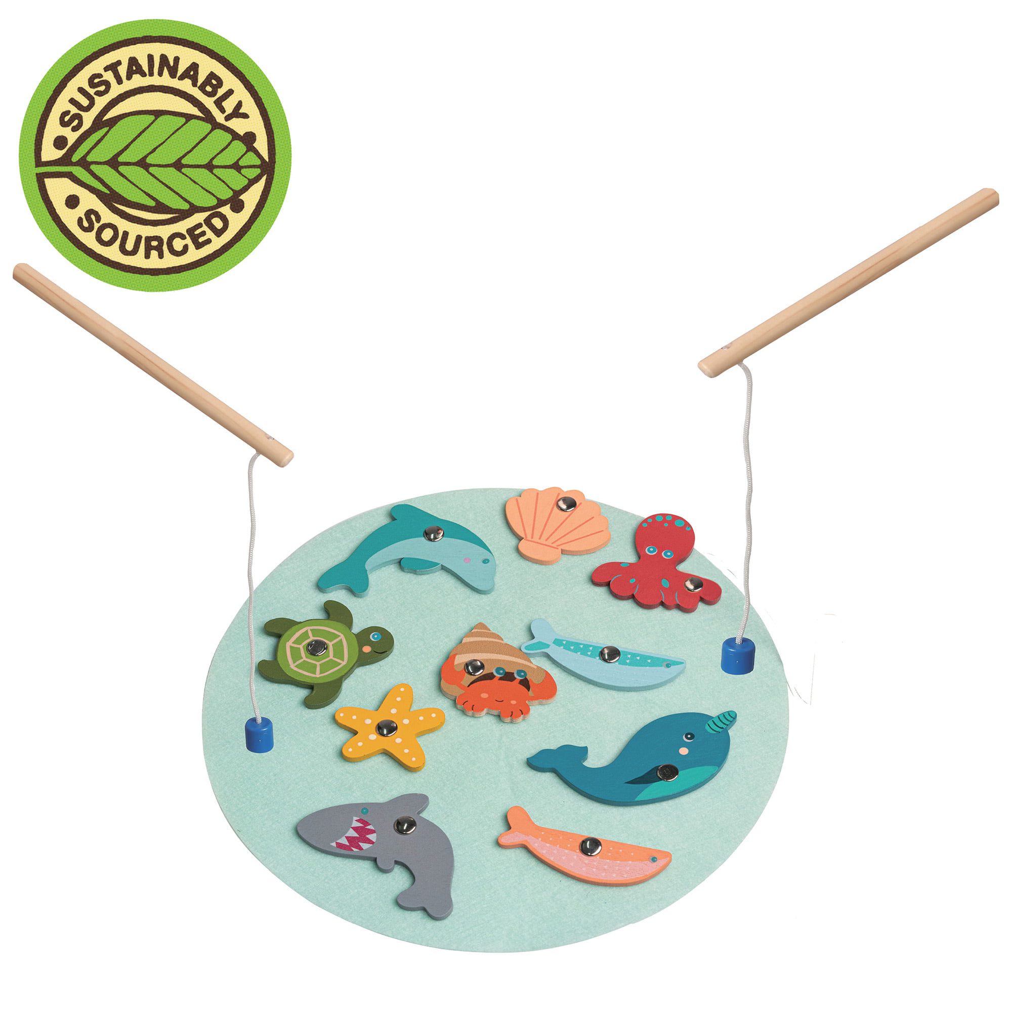 Wooden Magnetic Fishing Game - House of Marbles US