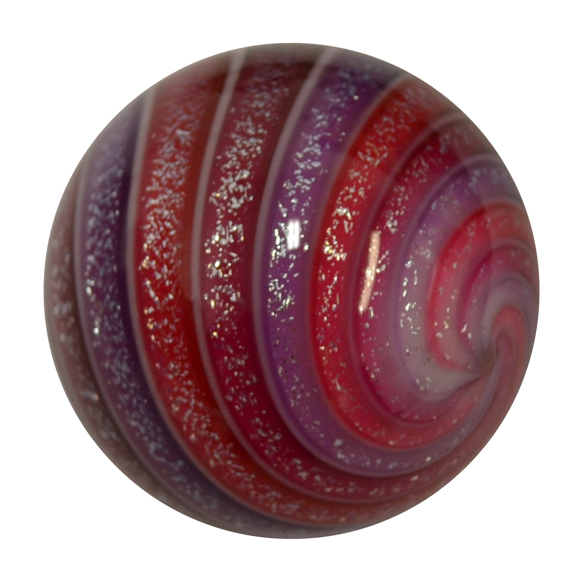 Dichro Cane Swirls Marble - Purple/Pink - 37mm